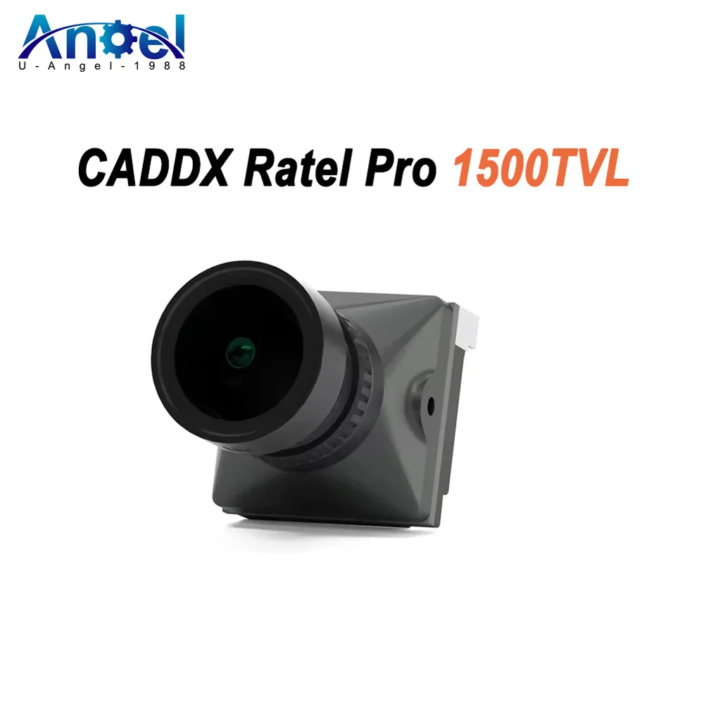 1/2/5 Pieces CADDX Ratel Pro 1500TVL 9.5g Super WDR 4.5V-27V NTSC/PAL CMOS FPV Starlight Night Vision Blacklight Camera