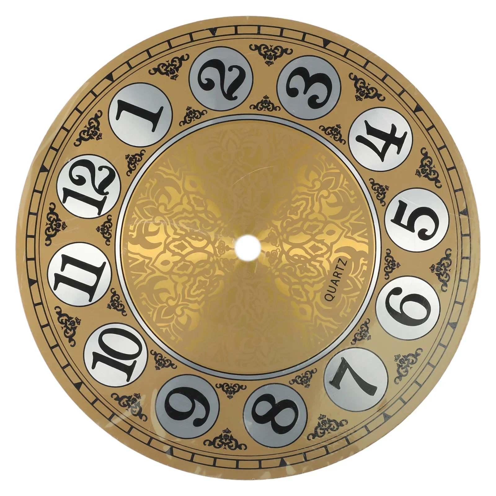 Clock Accessories Dial Face Vintage Aluminium Arabic Numeral Not Fade