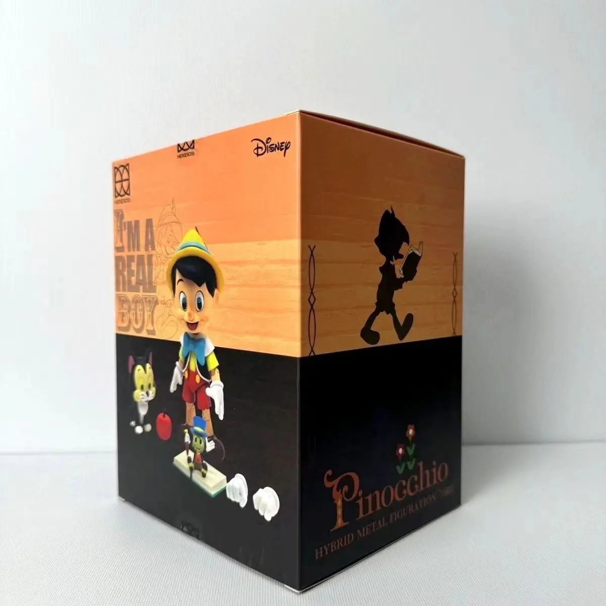 Herocross Pinocchio Puppet Long Nose Boy Straw Hat And Shorts With