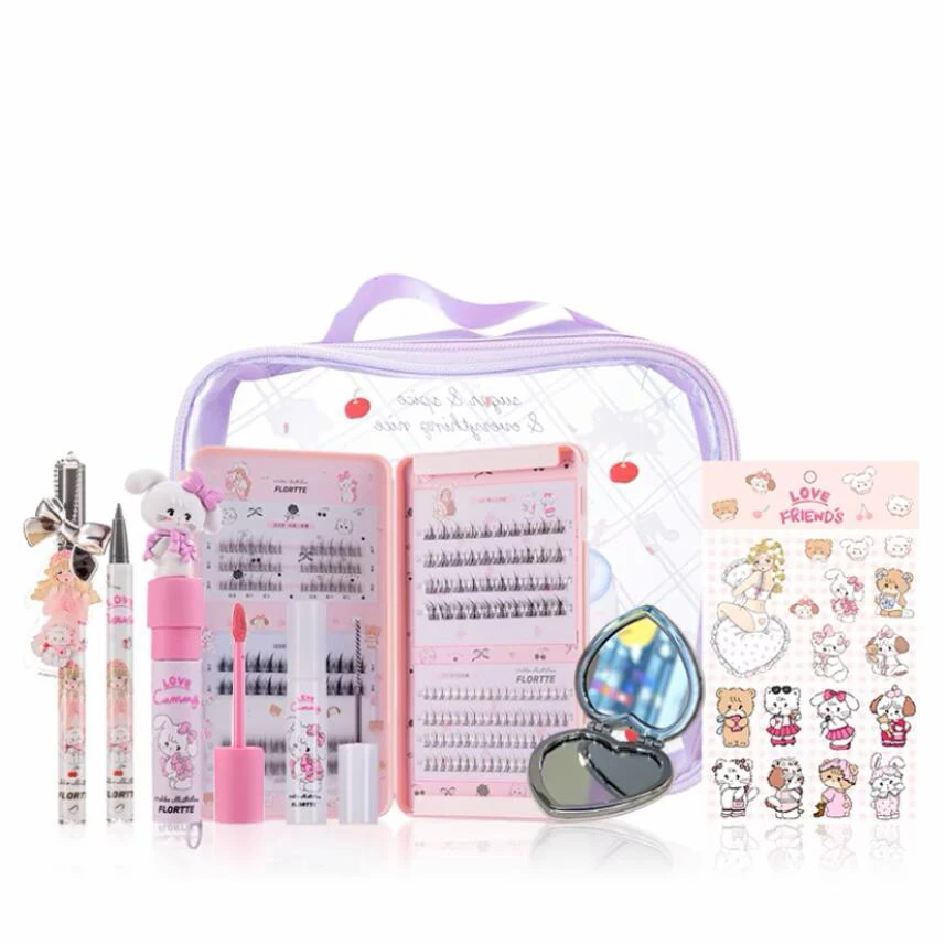Eye Makeup Set Makeup Gift Box Makeup Set Lip Makeup Set Makeup Kit FLORTTE&Mikko Makeup Set Full Professional Lipstick Eyeliner Mascara Makeup Gift Sets