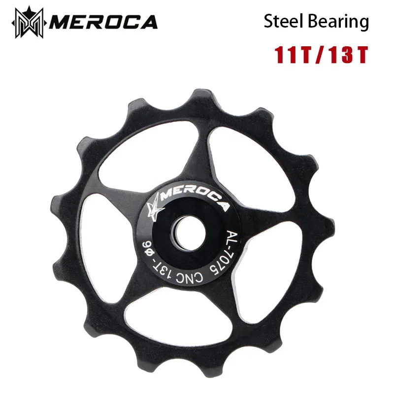 11T 13T Mtb Deragliatore Posteriore Per Bicicletta 4Mm 5Mm 6Mm Puleggia Per Cuscinetti In Acciaio Ruota In Alluminio Rullo Di Guida Per Bici Da Strada
