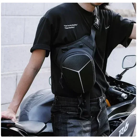 남성용 오토바이 레그 사이드 백, EVA 하드 쉘, 남성용 휴대폰 허리 팩, 오토바이 드롭 레그 백, 패니 팩 벨트 범 3, 오토바이 가방