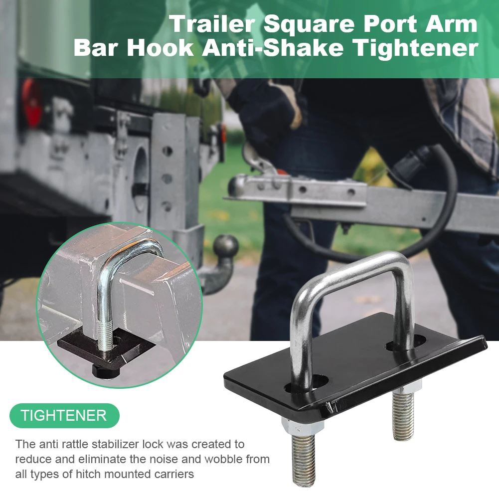 2 Inch Tightener Stabilizer Heavy Duty Anti Rattle Tow Clamp Trailer Damper U-Bolt Hitch Tightener Trailer Couplings Parts