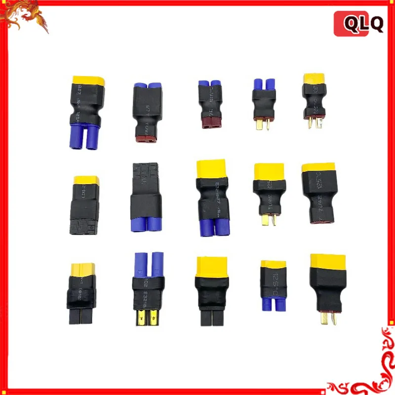 5pcs/lotAdapterXt30Xt60Xt90TPlugDeansEc5Ec3FemaleToMaleHxt4mmConnectorsPlugRcLipoBatteryControlPartsDiy-AliExpress26