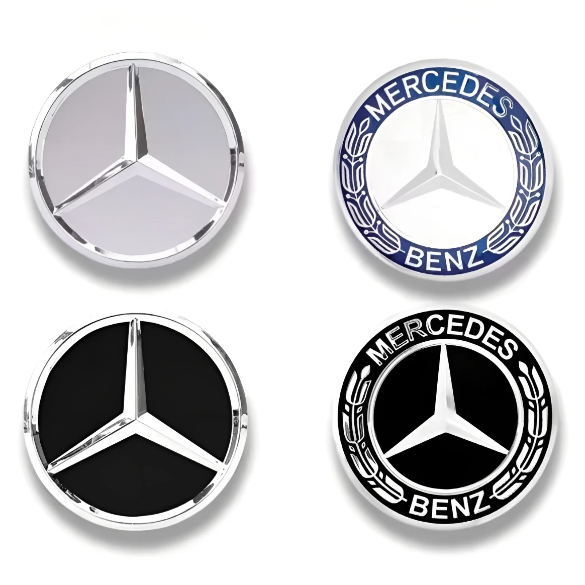 75mm Car Accessories ABS Wheel Center Hub Cover Rim Caps For Mercedes Benz Amg C180 C200 C260 W108 W124 W126 W140 W168 W169 W176