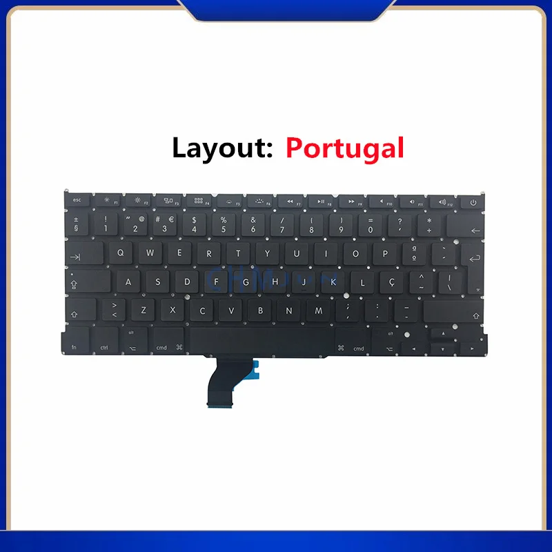 

New for Macbook Pro Retina 13.3" A1502 Keyboard Portugal Portuguese Layout 2013 2014 2015 year