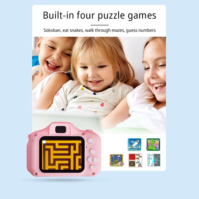 X2 Children's Toy Camera Kids Photo Camera 1080P Video Recorder Camcorder Digital Camera Educational Toys For Birthday Gift 5