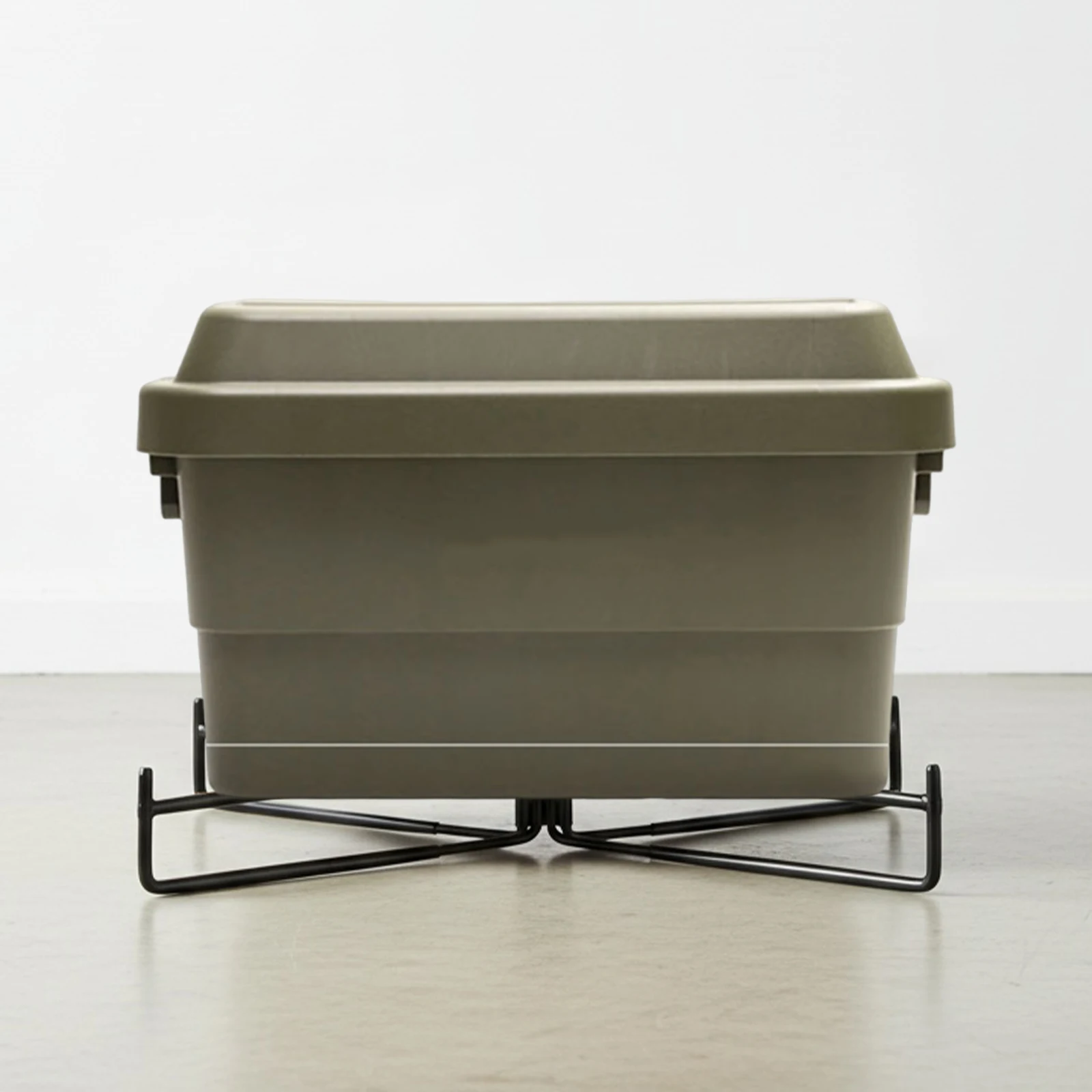 Multifunktionale Camping-Kühlbox mit Klappständer, Aufbewahrungsbox, Platzierungshilfe, Tragbarer Stauraum, Eiskübel-Halter für Camping und Grillen – Detail 11
