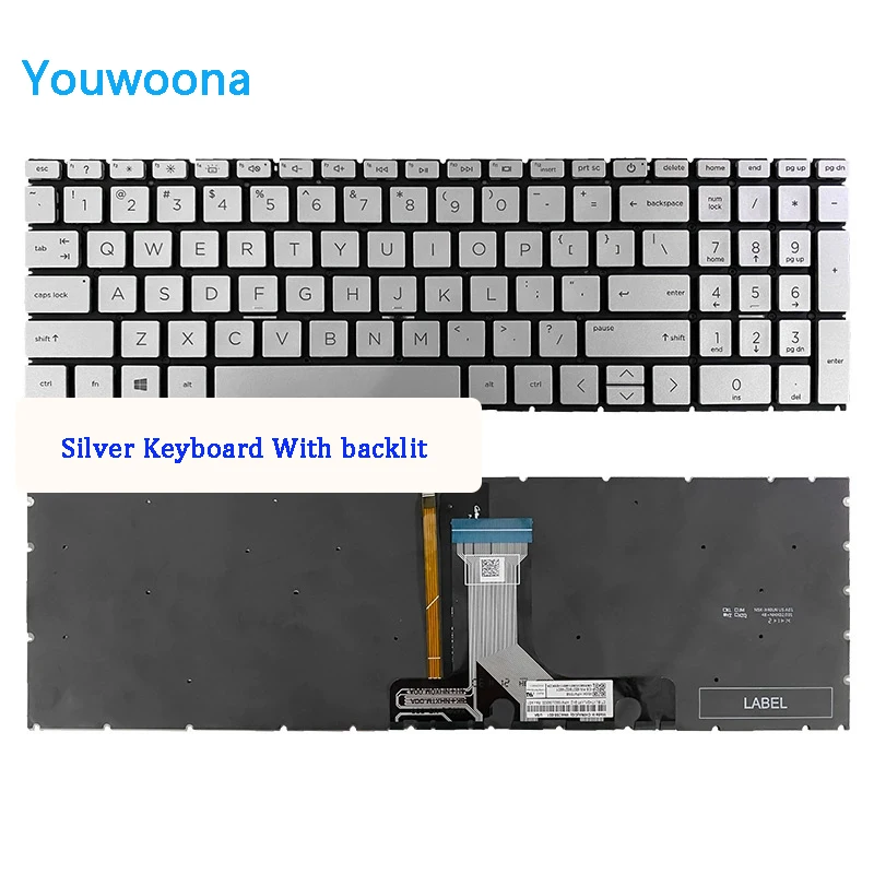 New Original Laptop Keyboard For HP 15-EG 15-EH TPN-Q246 TPN-Q245 15-eg0102TX 15-eg0055nr eg0010/eg0101 15-eg2100TU 15-ER