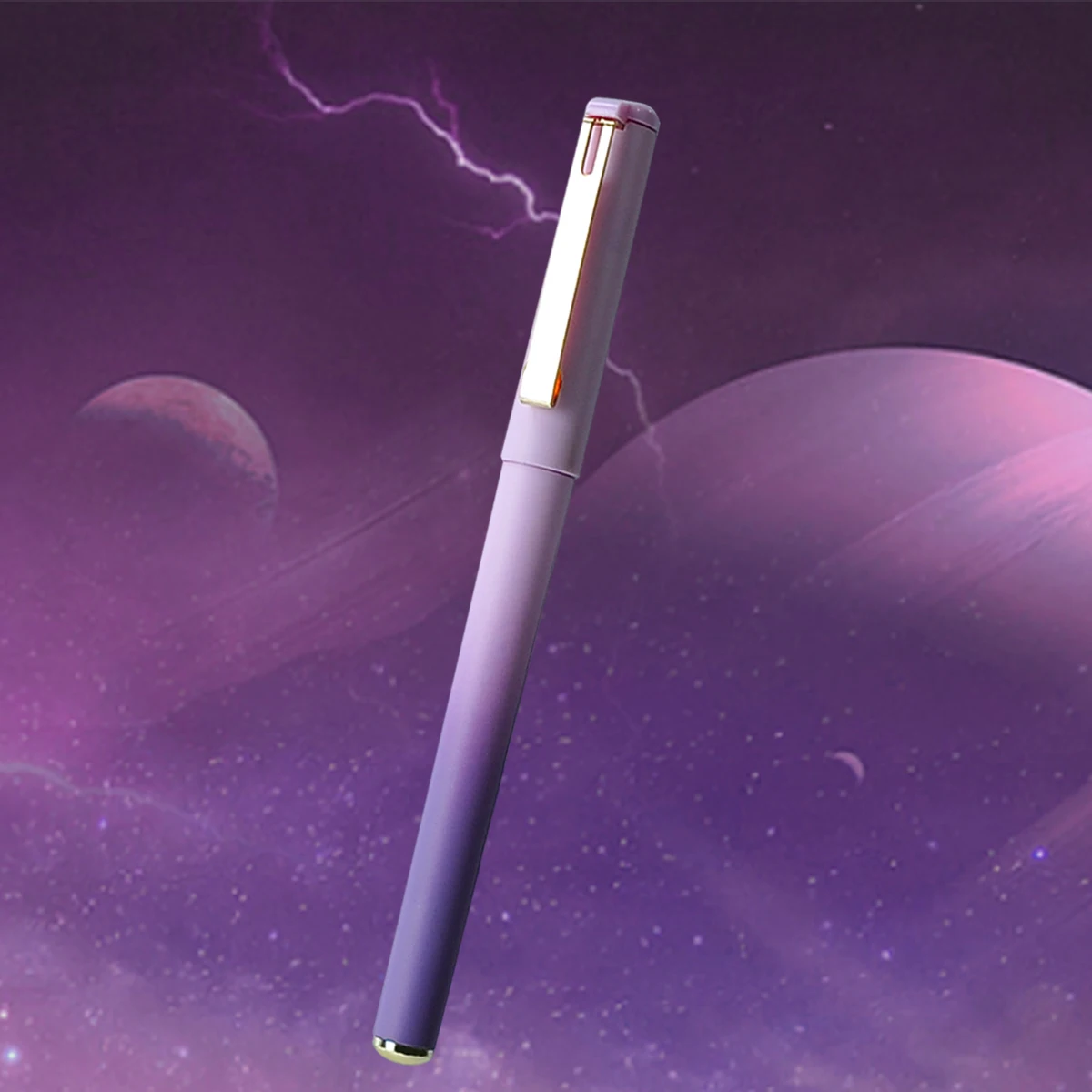 [Limited edition] 3/6pcs Light purple 0.7mm Gradient gel pen Smooth writing use Signature pen Back-to-school season Unique inks back 4 blood ultimate edition pc