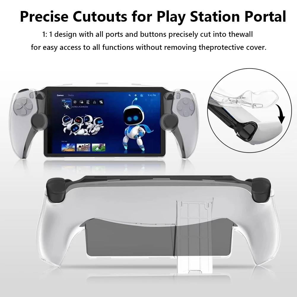  Protective Case for Sony Playstation Portal, PS5 Portal Case  with Kickstand, Designed for Playstation Portal Remote Player Accessories,  Shock-Absorption, Non-Slip and Anti-Scratch Design-White : Video Games