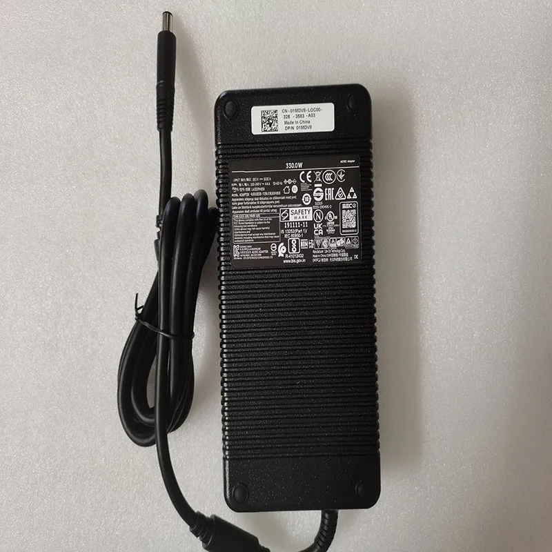 Nuovo Originale Per Dell Alienware M15 R4 R5 R6 X17 R2 330W Caricabatterie Adattatore Ca 19.5V 16.92A La330Pm190 01 Mdv8