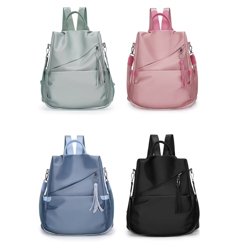 

Противоугонный рюкзак-кошелек для женщин, водонепроницаемый нейлоновый рюкзак-кошелек большой емкости, дорожные сумки на плечо