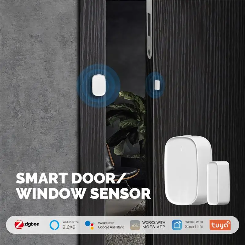 

Zigbee Door And Windows Sensor Tuya Wifi Door Open/Close Detector Smart Home Automation Wireless Magnetic Door Sensor