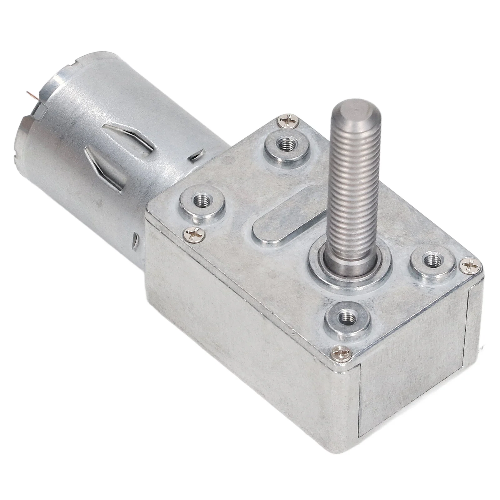 감속 모터 4632 370 M8 X 33mm 알루미늄 황동 내마모성 저소음 66RPM 터보 웜 기어드 모터 도어 오프너용