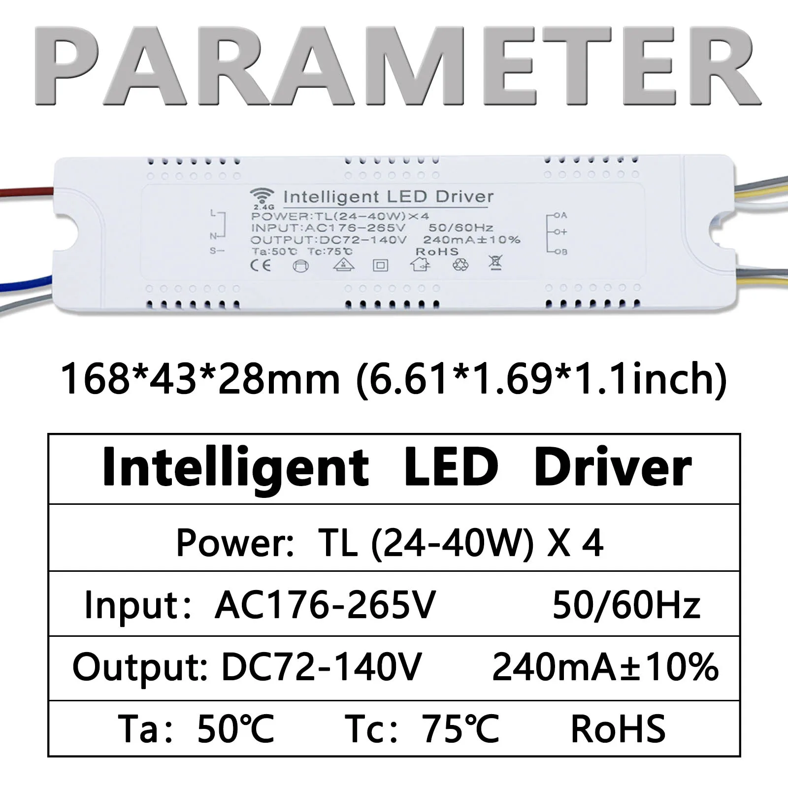 Pilote LED Intelligent 2,4 GHz Avec Télécommande – Transformateur Variateur Pour Bande LED 12-60W, Changement De Couleur - 9