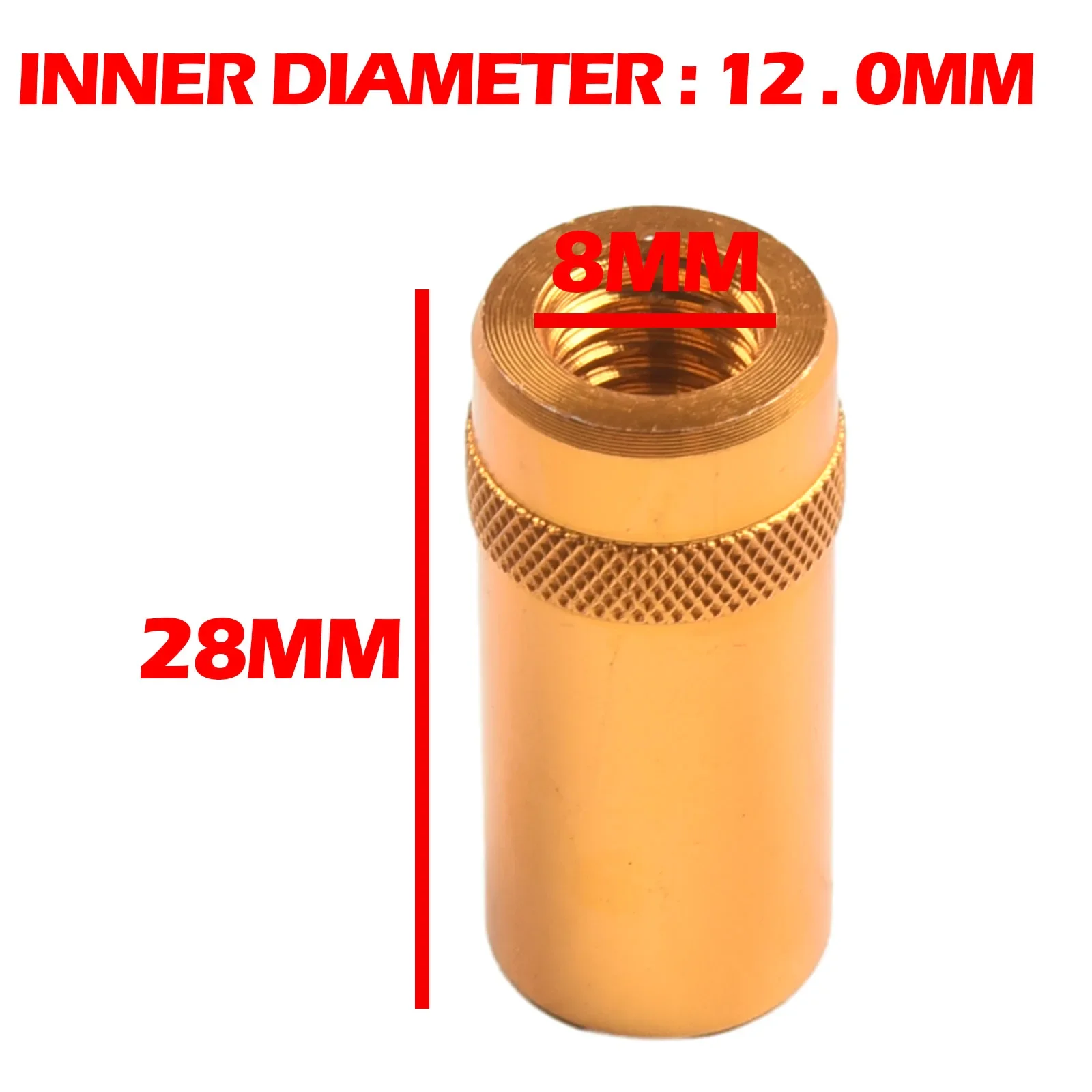 Für Kescher Gold Refit Teile 10 ~ 15mm bis m8 Fischernetz Stecker Angeln Kescher Gewinde adapter n e w – Detail 36