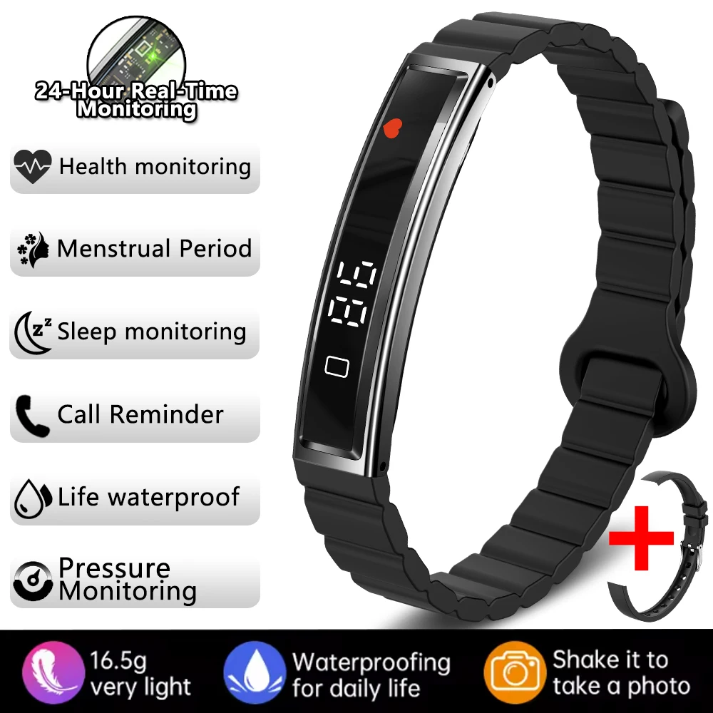 Health Smart Bracelet Men Women Fitness Sports Band Stress Test thumbnail 3