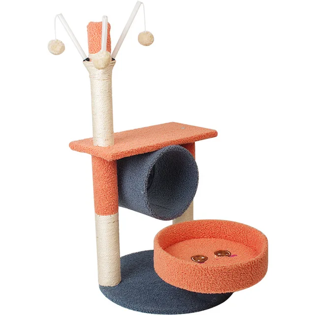 Arbre à chat multicouche en Sisal, avec échelle, avec perchoirs confortables – Image 2