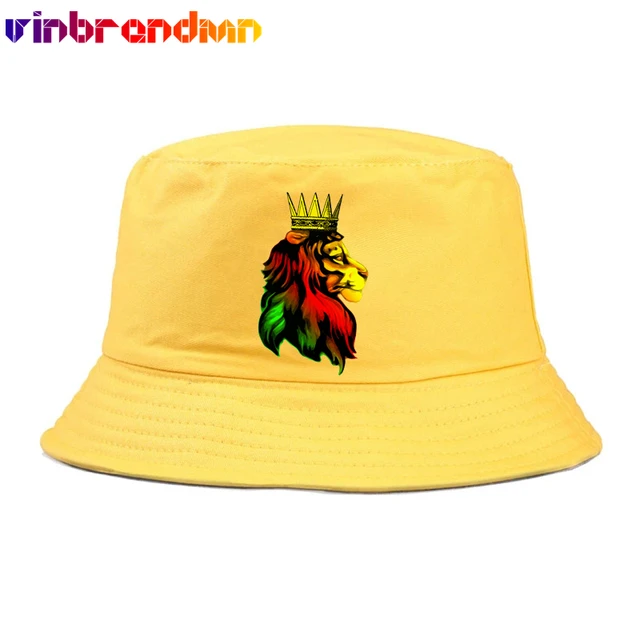 Summer Unisex Harajuku Bucket Hat Reggae Dreadlocks Rasta Women