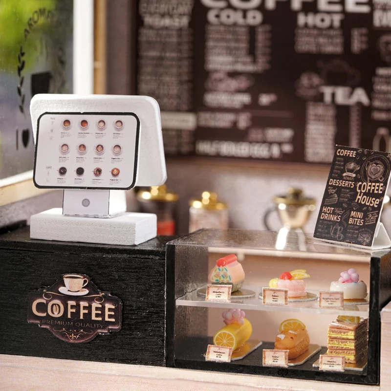 Leisurely Coffee Shop DIY Miniature House Kit 