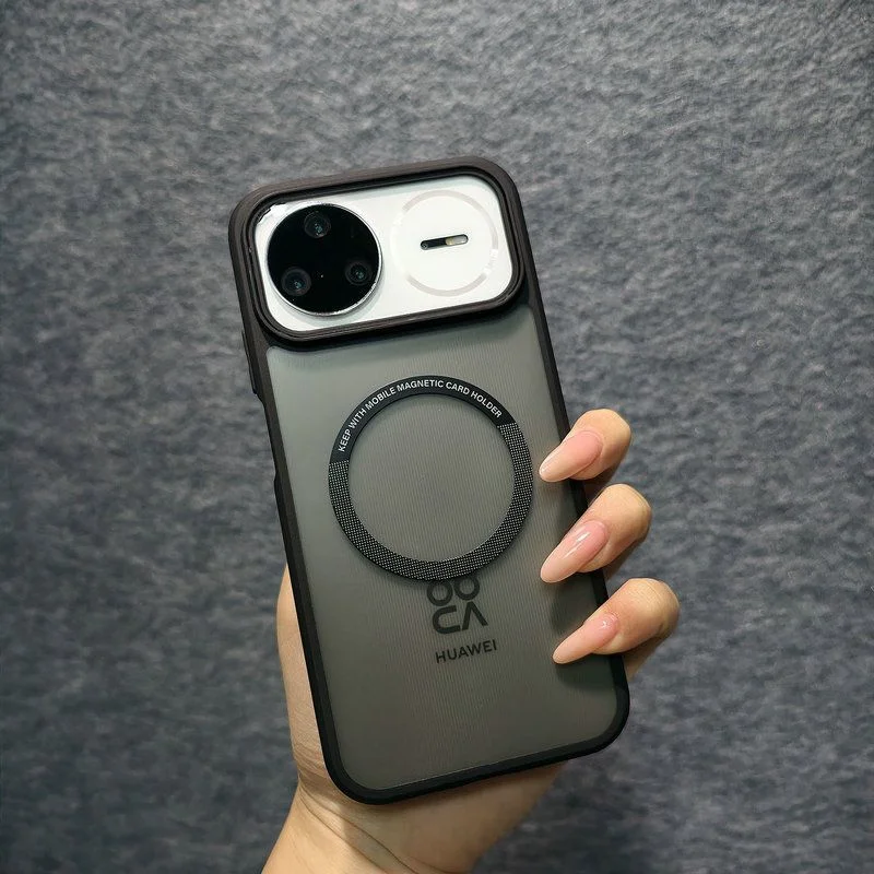 Stylish Matte Anti-Slip Magnetic Acrylic Shockproof Case Cover