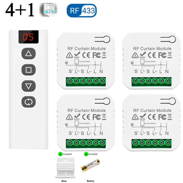 4 Switch 1 Remote