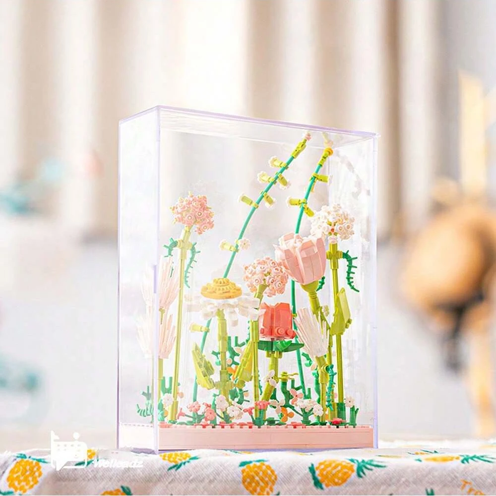 Flower Blocks Bonsai Plant Model Bricks Home Decoration Toy