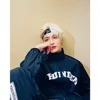 KPOP ATEEZ THE FELLOWSHIP : BREAK THE WALL 2022 WORLD TOUR Thunder Print Harajuku Cardigan Stand Collar Zipper Jacket Outerwear 3