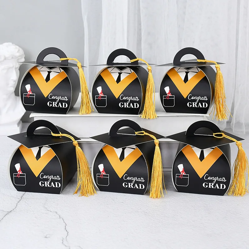 Description Picture 3 of item1-15pcs Congratulation Grads Decorations Class of 2024 Graduation Decor Pull Flag Cake Topper Boxes Balloon Grad Party Supplies