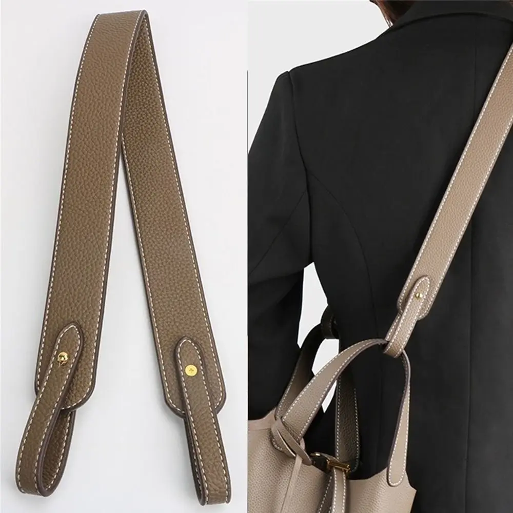 

PU Leather Bag Strap Fashion Solid Color Wide Shoulder Bag Strap Replacement Adjustable Handbag Belt Women