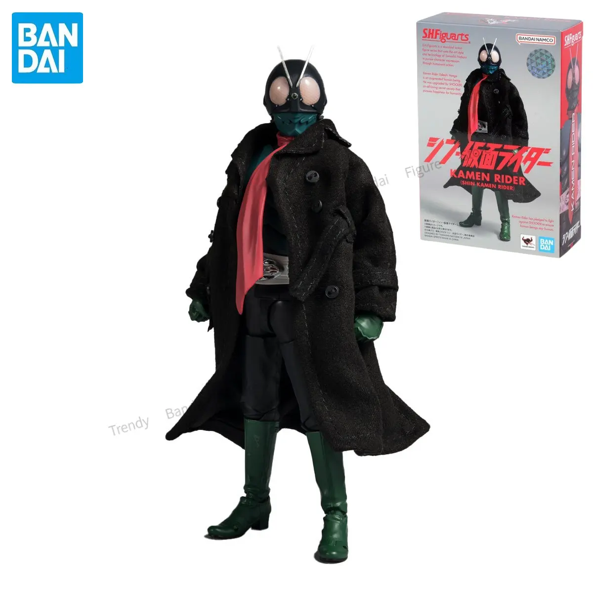 

In Stock Original Genuine BANDAI SPIRITS S.H.Figuarts SHIN KAMEN RIDER PVC Action Anime Figure Model Toys Doll Gift