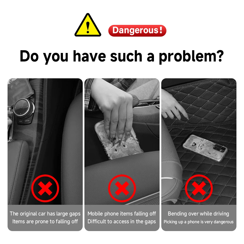 Car Seat Gap Leak-Proof Strip, Universal Fit