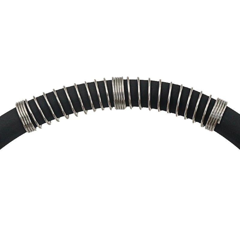 SY 1PC Shisha Silicone Hose Stainless Steel Spring For Chicha Hookah Pipe Sheesha Narguile Tobacco Cigarette Smoking Accessories 3