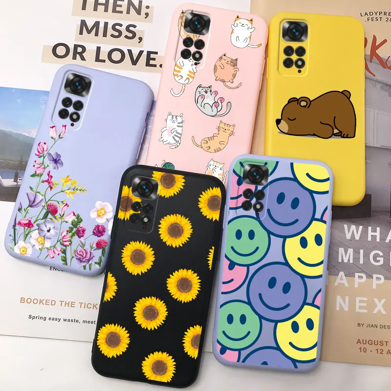 Per Xiaomi Redmi Note 11 Custodia Per Telefono 4G Silicone Simpatico Cartone Animato Per Xiaomi Redmi Note 11 S 11 S Redmi Note11S Cover Custodia In T