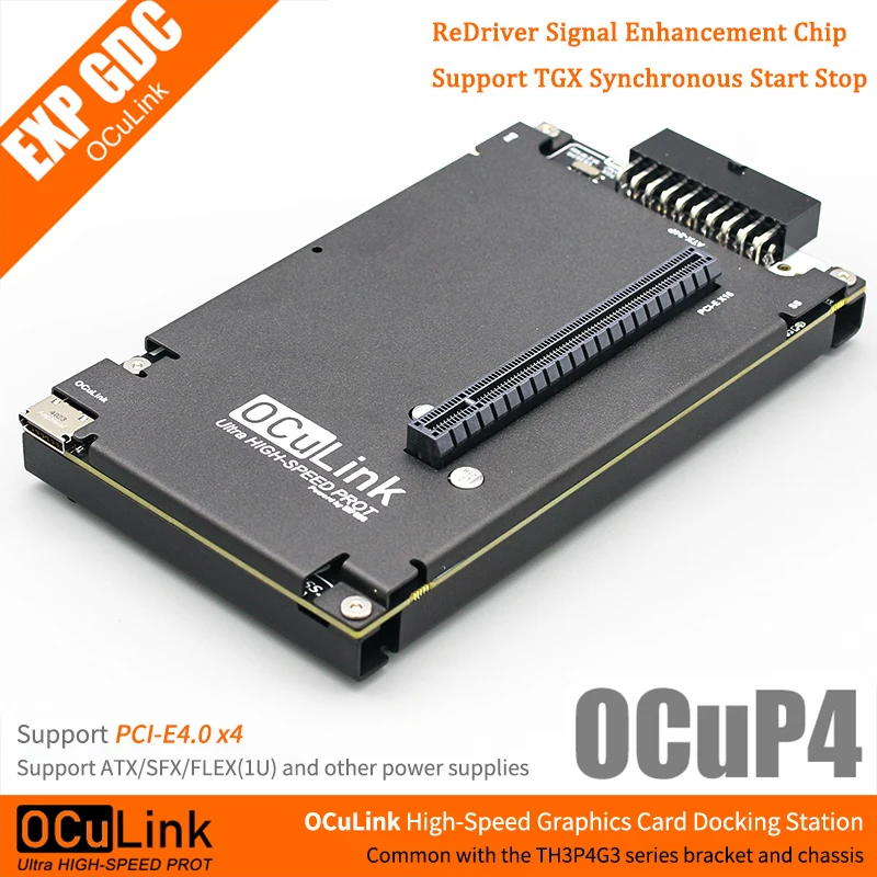 Ocup4V2 Oculink Gpu Dock Con Chip Di Ripristino Opzionale Nvme M.2 A Oculink Adapterfor Laptop Mini Pc A Scheda Grafica Esterna