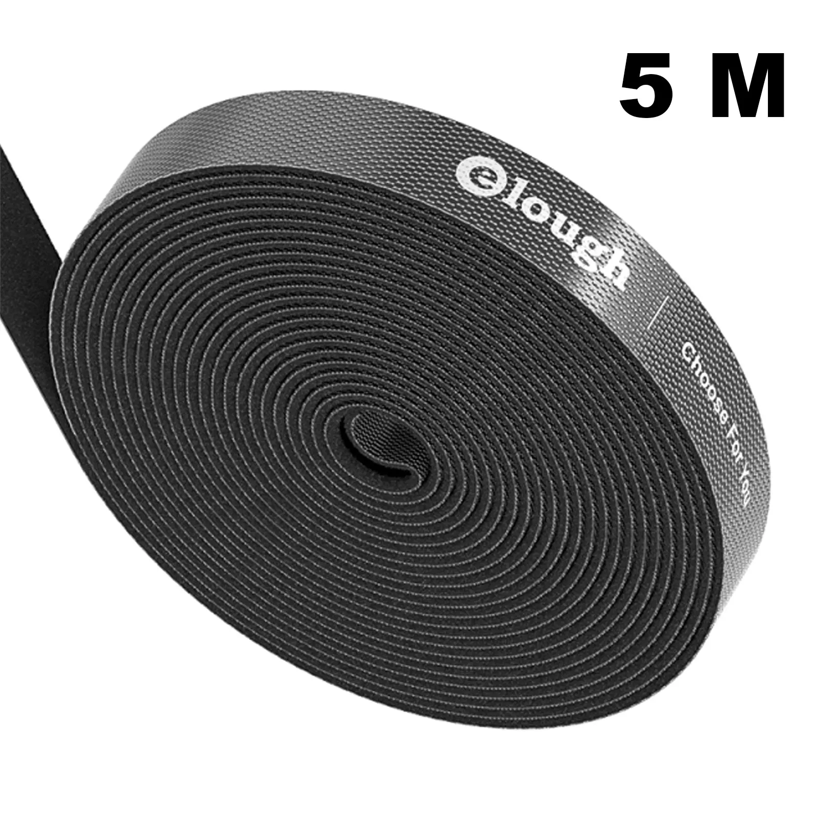 5M Fastening Tape Hook And Loop Cable Ties Self Adhesve Straps For