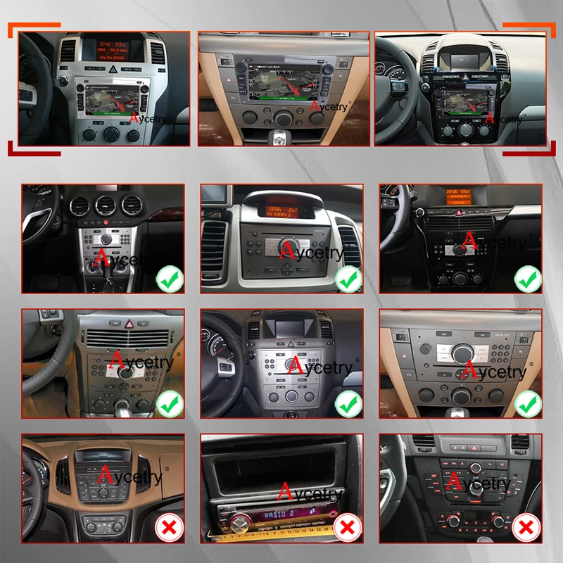 Android 14 Radio de coche para Opel Astra H J Vectra Vauxhall Antara Zafira Corsa C D Vivaro Meriva Veda inalámbrico CarPlay Android Auto 2