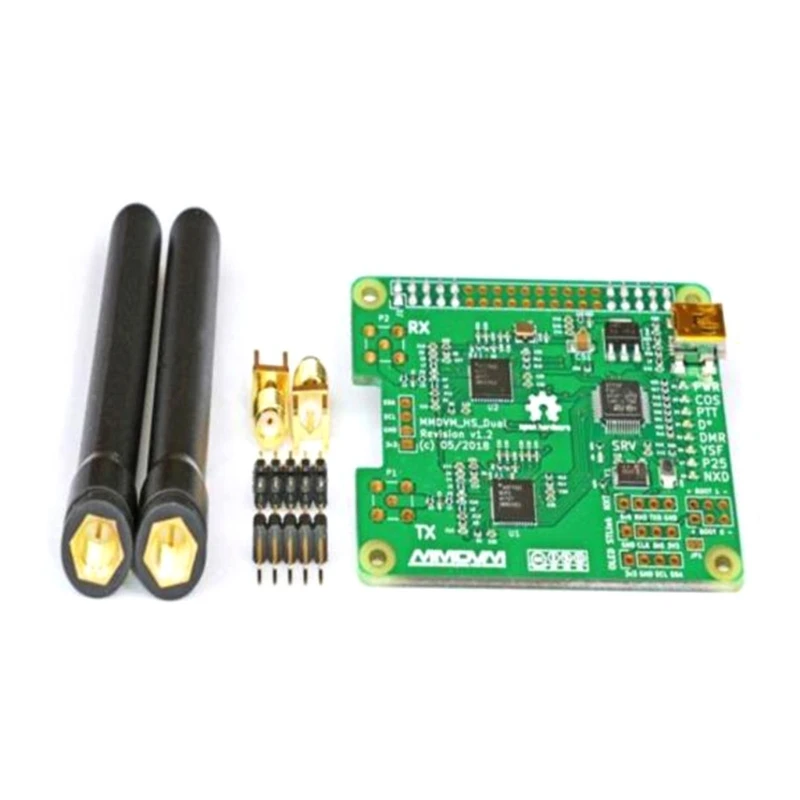 

YYDS MMDVM Duplex Hotspots Board wiht Two Antenna 32-bit ARM Processor Support P25