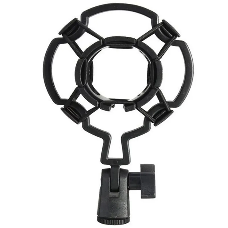 Metal Microphone Shock Mount Locking Knob Reduce Noise Broadcast Clip Studio Recording Mic Holder Spider Condenser microphone shock mount,microphone mount clamp
