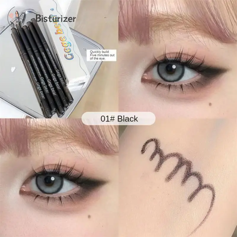

Waterproof Eyeliner Gel Pencil Red Brown Lying Silkworm Pen Soft Easy Wear High Pigment Matte Eyeliner Lasting Shiny Eyes Makeup