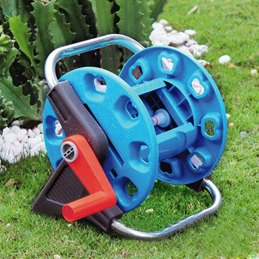 Description Picture 4 of item20-50M Garden Hose Storage Rack Hose Cart Portable  Household Winding Rack Yard Lawn Hoses Outdoor Plant Watering Tool Set