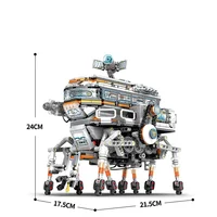 1378PCS Remote Control Eight Arm Walking Robot Model Bricks Aerospace Series Technology Building Blocks Kids Toys Birthday Gifts 6
