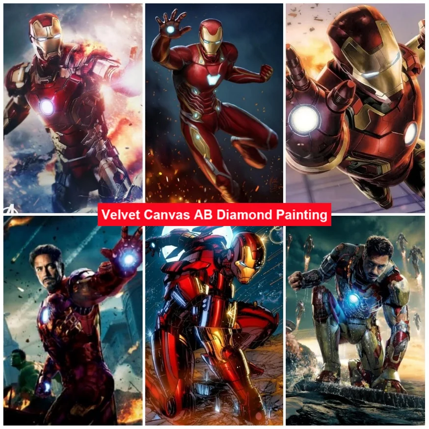 

5D Сделай Сам Модернизированный бархатный холст AB картина для алмазной вышивки с героями из фильмов Алмазная мозаика вышивка искусство домашний Настенный декор ручной работы подарок