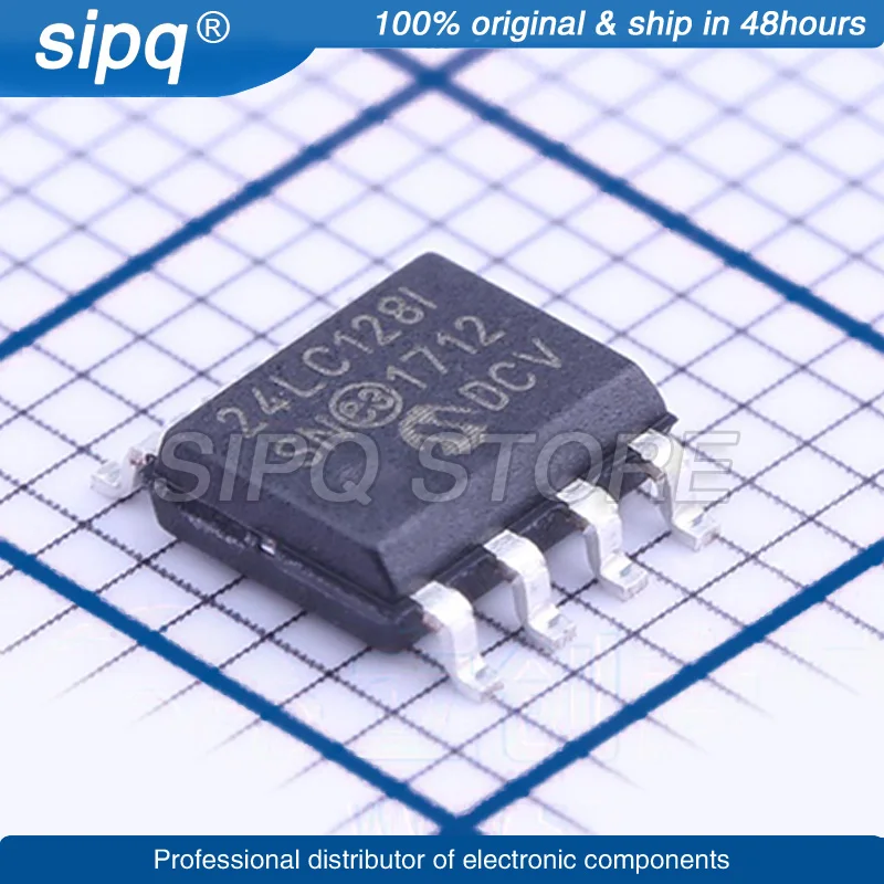 

10PCS/LOT 24LC128T-I/SN 24LC128T 128KBIT I2C SOP-8 EEPROM Brand New and Original In Stock Authentic Product