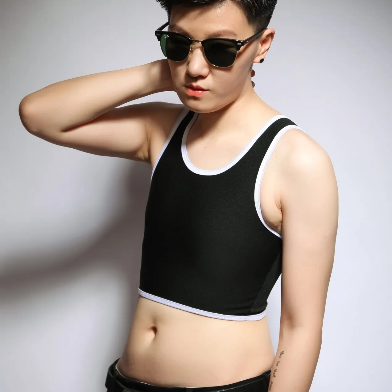 Side Buckle Chest Binder Skin Friendly Breast Binder Lesbian For Women breast binder