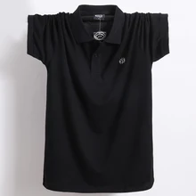  Summer Men Polo Shirt Brand Clothing Pure Cotton Men Business Casual Male Polo Shirt Short Sleeve Breathable Soft Polo Shirt 5XL 