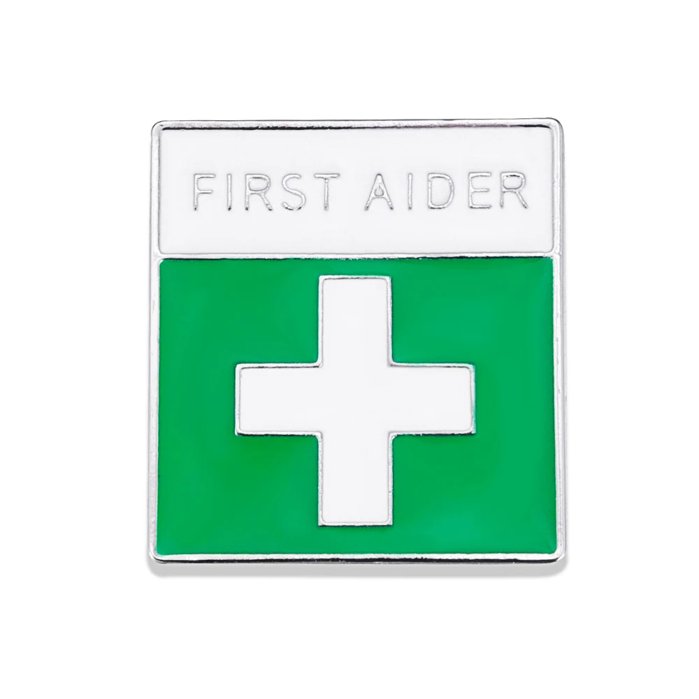 

Emergency Department Enamel Pin First Aider Badge Lapel Jacket Accessories Brooch Jewelry Suitable for Hospital Wholesale