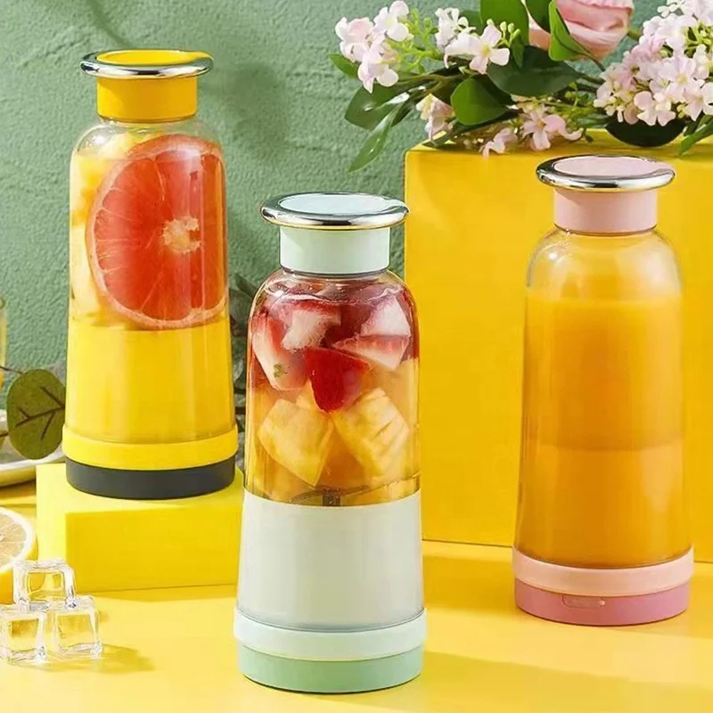 

New 400ml Juicing Cup Mini Wireless Accompanying Electric Juicer Handheld Multifunctional Household Urinal Portable Juicer