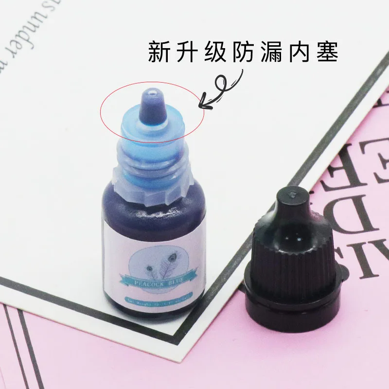 5ml Epoxy Resin Pigment Transparent Non-Toxic UV Epoxy Resin Dye Liquid for Coloring Jewelry Making Candle Colorant